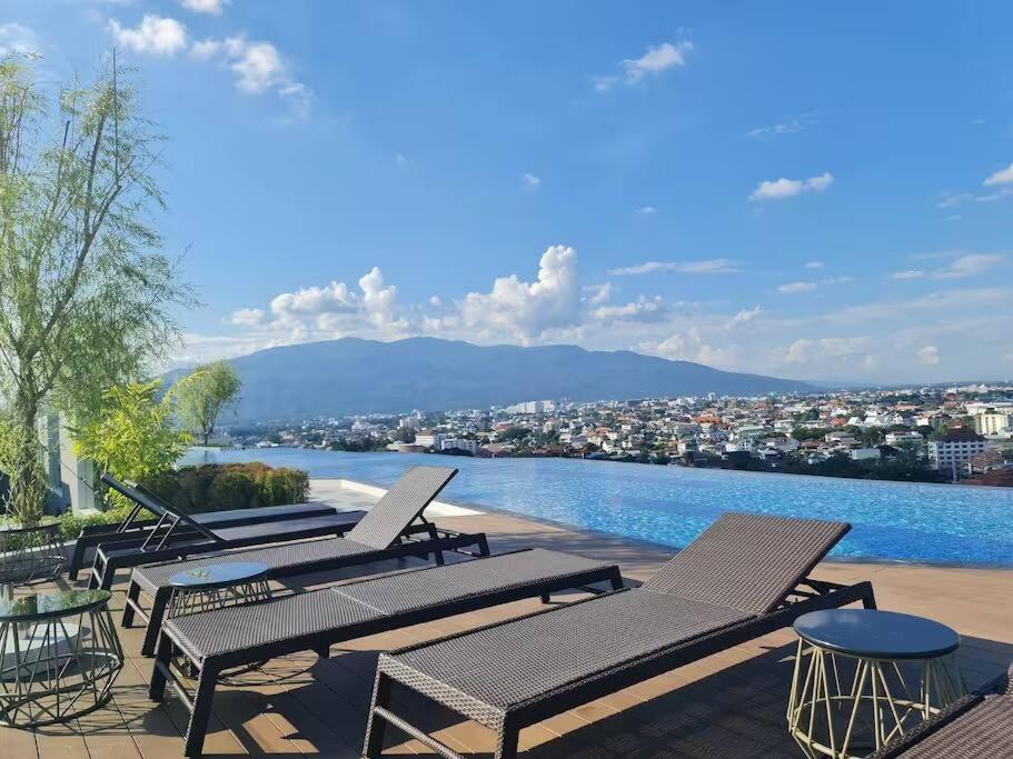 Astra Sky River High Floor,3 Bedrooms 97㎡ 山景房带浴缸 Chiang Mai Exterior foto