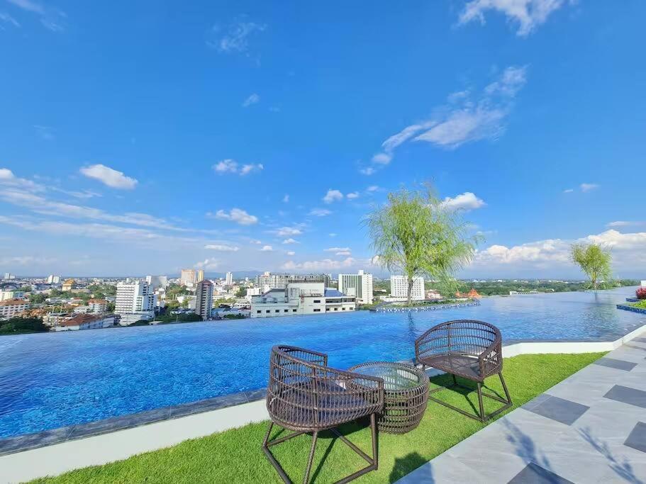 Astra Sky River High Floor,3 Bedrooms 97㎡ 山景房带浴缸 Chiang Mai Exterior foto